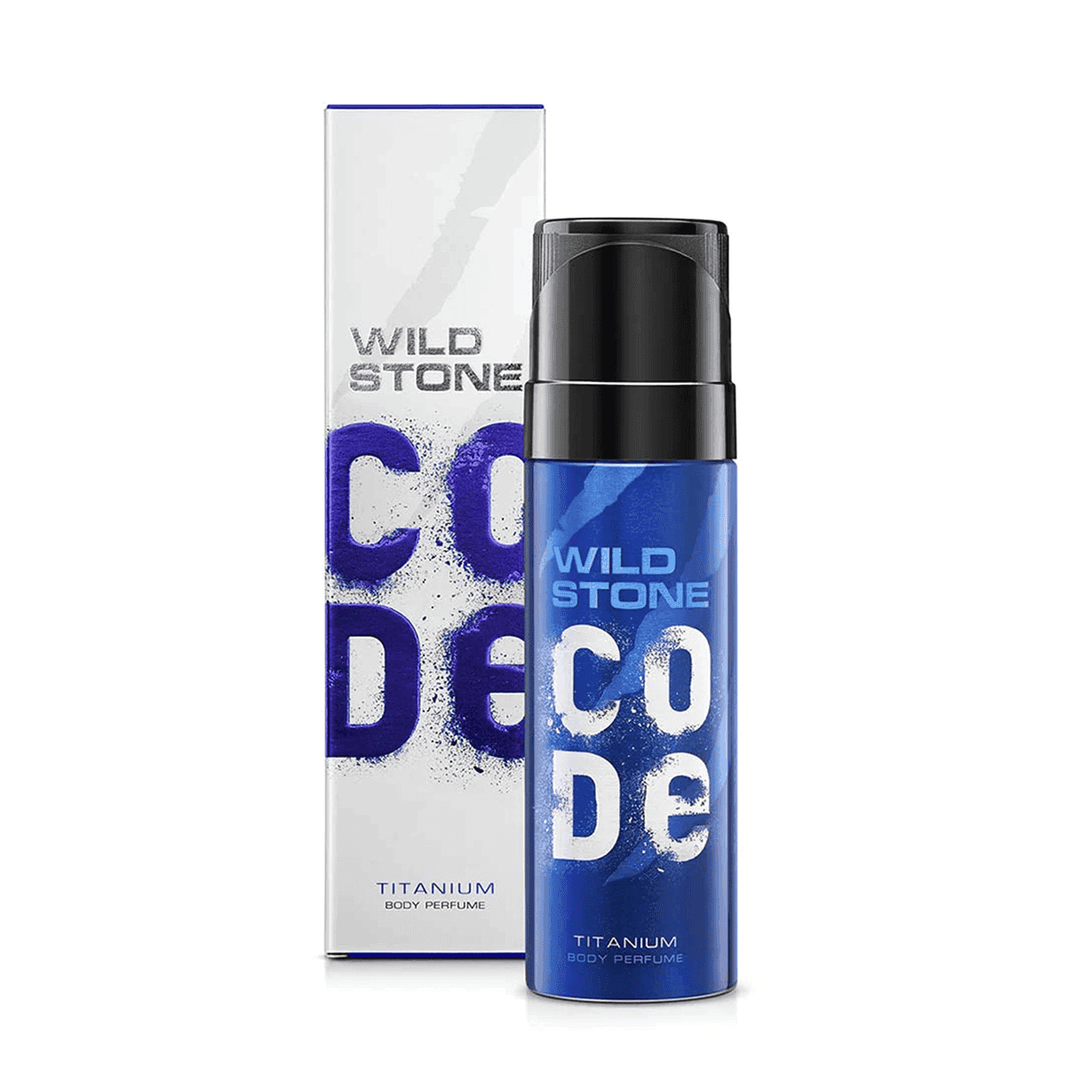 Wild Stone - Code Titanium No Gas Body Perfume For Men, Long Lasting Intense Fragrance - 120ml Wild Stone Code Titanium No Gas Body Perfume - 120ml - Image 1